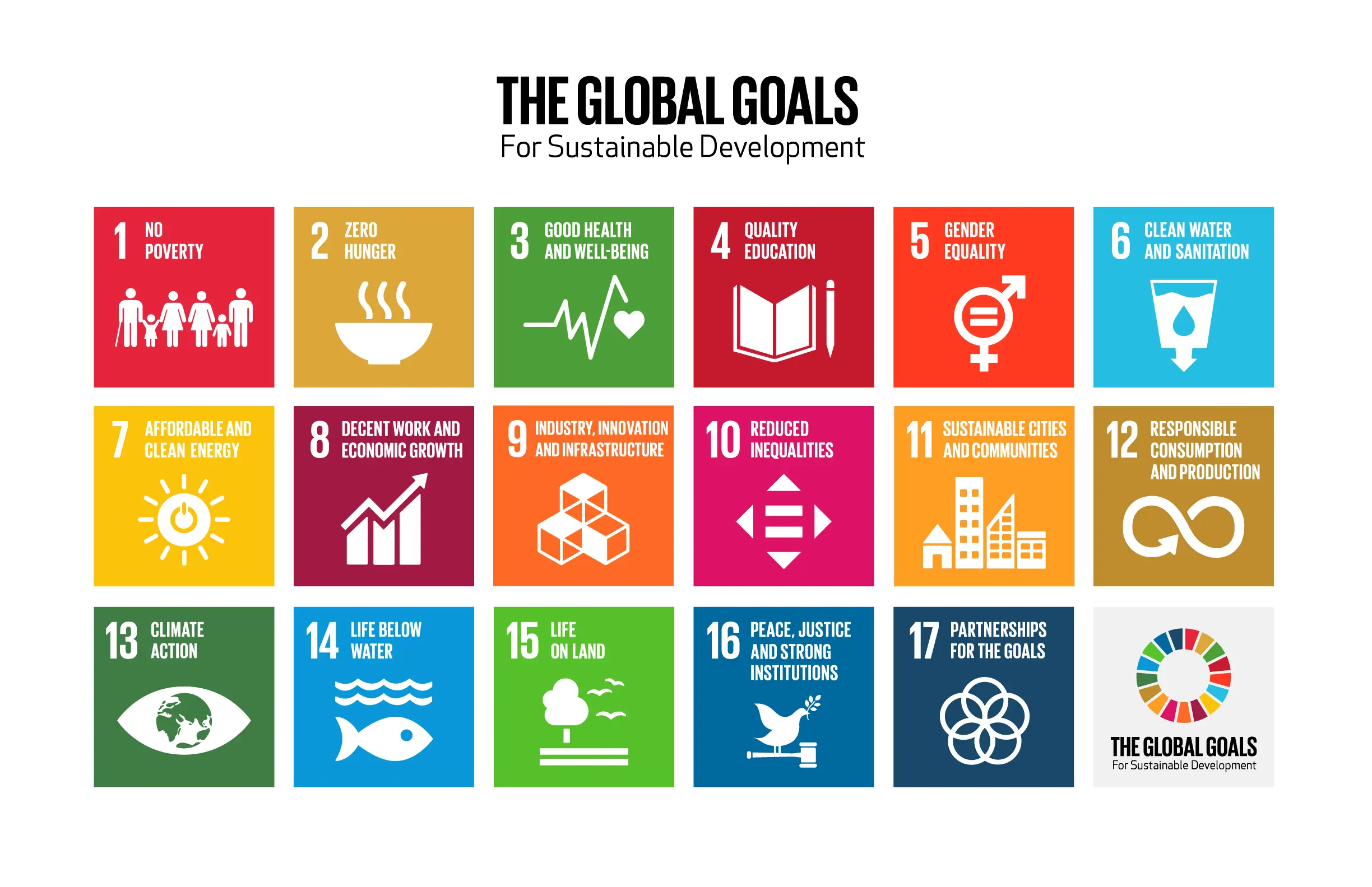 In 2015, world leaders agreed to 17 Global Goals.