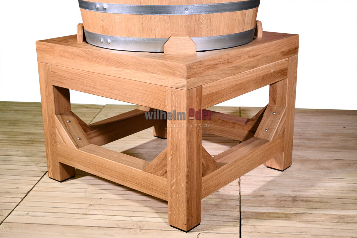 Support de fût en bois pour cloche à fût de 390 l