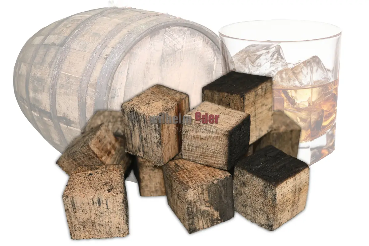Cubes de Bourbon - fût original Jack Daniel's